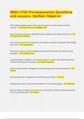 WGU C702 Pre-Assessment Questions  and answers&period; Verified&period; Rated A&plus;&period; &lpar;2024&sol;25 exam UPDATES&period; APPROVED&rpar;