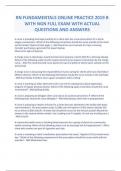 RN FUNDAMENTALS ONLINE PRACTICE 2019 B WITH NGN FULL EXAM WITH ACTUAL QUESTIONS