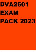 DVA2601 EXAM PACK 2023