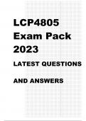 LCP4805 EXAM PACK