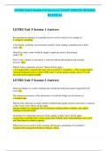 LETRS Unit 5 Session 1-6 Answers LATEST UPDATE 2023|2024 RATED A+