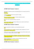 LETRS Unit 6 Session 1-6 Answers LATEST UPDATE 2023&vert;2024 RATED A&plus;