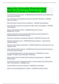 Nurs 615 Maryville University  Exam Package Deal- Solved