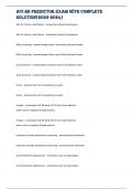 ATI RN Predictor Exam with complete solution&lpar;2023-2024&rpar;