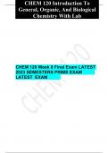 CHEM 120 Week 8 Final Exam