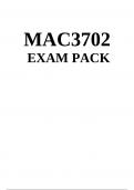 MAC3702 EXAM PACK 2023