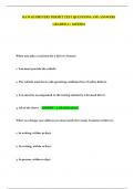 HAWAII DRIVERS PERMIT TEST QUESTIONS AND ANSWERS GRADED A&plus; 2023&vert;2024