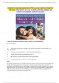 MCKINNEY EVOLVE RESOURCES FOR MATERNAL-CHILD NURSING, 5TH EDITION TEST BANK LATEST UPDATE WITH ALL CHAPTER QUESTIONS AND DETAILED CORRECT ANSWERS 100% COMPLETE SOLUTION