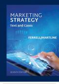 TEST BANK for Marketing Strategy, Text and Cases 7th Edition, by Ferrell O. C. and Michael Hartline All Chapters A+