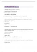 NCCHC CCHP 45 Exam Questions And Answers