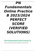 PN Fundamentals Online Practice B 2023-2024 PERFECT SCORE (VERIFIED SOLUTIONS)