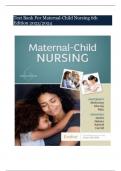 Test Bank For Maternal-Child Nursing 6th Edition 2023/2024
