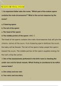Nclex OB Final exam Questions and Answers (2023/2024) (Verified Answers)