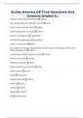 Scribe America OP Final Questions And Answers Graded A&plus;