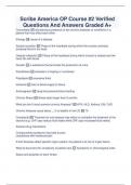 Scribe America OP Course &num;2 Verified Questions And Answers Graded A&plus;