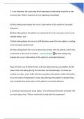 HESI Prep - Health Assessment Practice Questions and Answers &lpar;2023&rpar; Verified Solutions Graded A&plus;