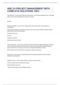 ARE 5&period;0 PROJECT MANAGEMENT WITH COMPLETE SOLUTIONS 100&percnt; 