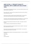 ARE 5&period;0 DIV&period; 2 - PROJECT QUALITY CONTROL WITH COMPLETE SOLUTIONS 100&percnt; 