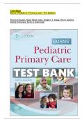 Burns’ Pediatric Primary Care, 7th Edition Test Bank  by Dawn Garzon Maaks, Nancy Starr, Margaret Brady, Nan Gaylord, Martha Driessnack, Karen Duderstadt, ISBN: 9780323581967, ISBN: 9780323677004