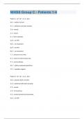 NIHSS Group C - Patients 1-6 Correctly Solves