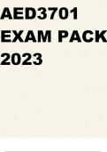 AED3701 EXAM PACK 2023