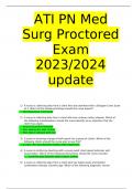 ATI PN Med Surg Proctored Exam 2023/2024 update