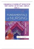 Fundamentals of Nursing 10th Edition Potter Perry Chapter 1-50 Test Bank - Questions & Answers Explained (Complete Guide A+) 2023