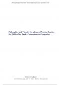 Philosophies and Theories for Advanced Nursing Practice 3rd Edition Test Bank | Comprehensive Companion