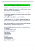 Ohio MPJE 2022&sol;2023 Exam Graded A&plus;