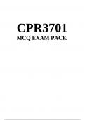 CPR3701 MCQ Multiple Choice Questions And Answers