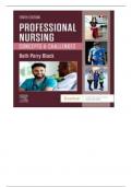 PROFESSIONAL NURSING 10TH EDITION TEST BANK COMPLETE TEST BANK ALL CHAPTERS (CHAPTER 1-16) BY BETH BLACK LATEST EDITION