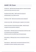 AAAE C&period;M&period; Exam Questions & Answers 2023&lpar;A&plus;GRADED 100&percnt;VERIFIED&rpar;