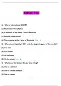 Anthem Test 2023 Questions and Answers &vert; VERIFIED ANSWERS