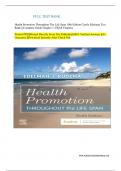 Health Promotion Throughout The Life Span 10th Edition Carole Edelman Test Bank || Complete Guide Chapter 1-25||All Chapters 