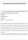 RN ATI Concept-Based Assessments Level 3 Online Practice A and B Questions and Answers &lpar;Verified Answers&rpar;
