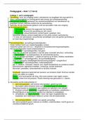 Complete samenvatting Pedagogiek blok 1