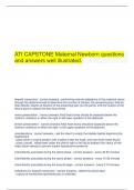ATI Capstone Maternal Newborn Pre-Assignment questions package with complete packs&period;