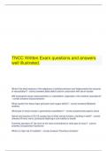 TNCC Written Exam questions and answers well illustrated.