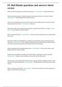 FL Bail Bonds questions and answers latest review