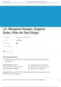 Margaret Sanger, Eugene Debs, Plan de San Diego