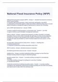 National Flood Insurance Policy (NFIP) Exam 2023