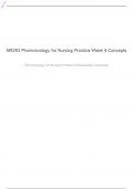 NR293 Pharmacology for Nursing Practice Week 6 Concepts|ConIntracranial Regulation