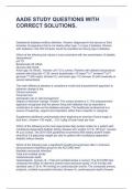 AADE STUDY QUESTIONS WITH CORRECT SOLUTIONS&period;