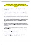 Drivers Ed Hawaii Complete Exam Questions and Answers Solved Extracted Actual Questions 100&percnt; Scored Solution