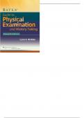 Bates' Guide To Physical Examination And History Taking,10th Edition by Lynn S. Bickley - Test Bank