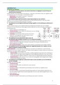 Leerdoelen van moleculaire biologie - tentamen 1