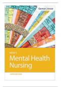 Test Bank For Neebs Mental Health Nursing 5th Edition By Gorman ISBN: 978-0803669130 (Chapter 1-22 Complete With Rationales) 