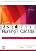Test Bank For Lewis's Medical-Surgical Nursing in Canada, 5th - 2023 All Chapters - 9780323791588