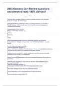 2023 Centene Cert Review questions and answers rated 100&percnt; correct&excl;&excl;