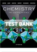 TEST BANK RANDOM PEOPLE CHEMISTRY THE CENTRAL SCIENCE 14th EDITION